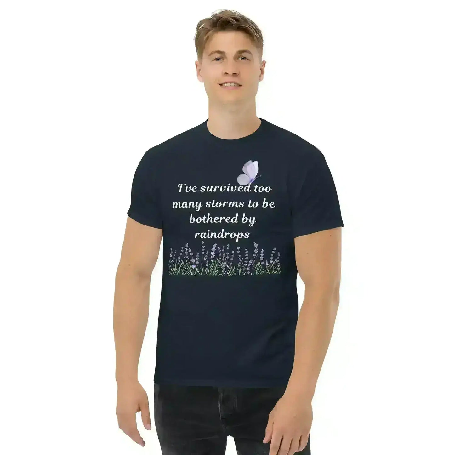 Survived Storms Butterfly Garden - Unisex Tee - Cady Creations
