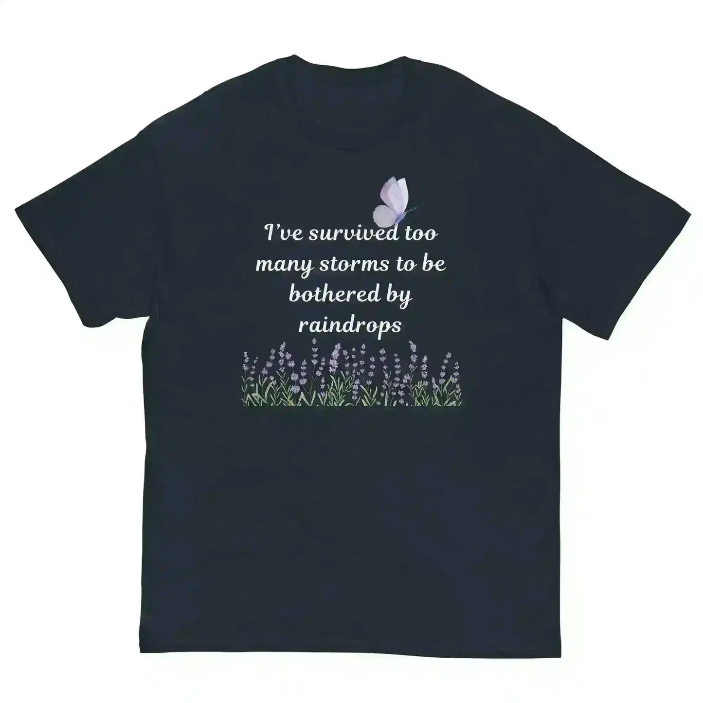 Survived Storms Butterfly Garden - Unisex Tee - Cady Creations