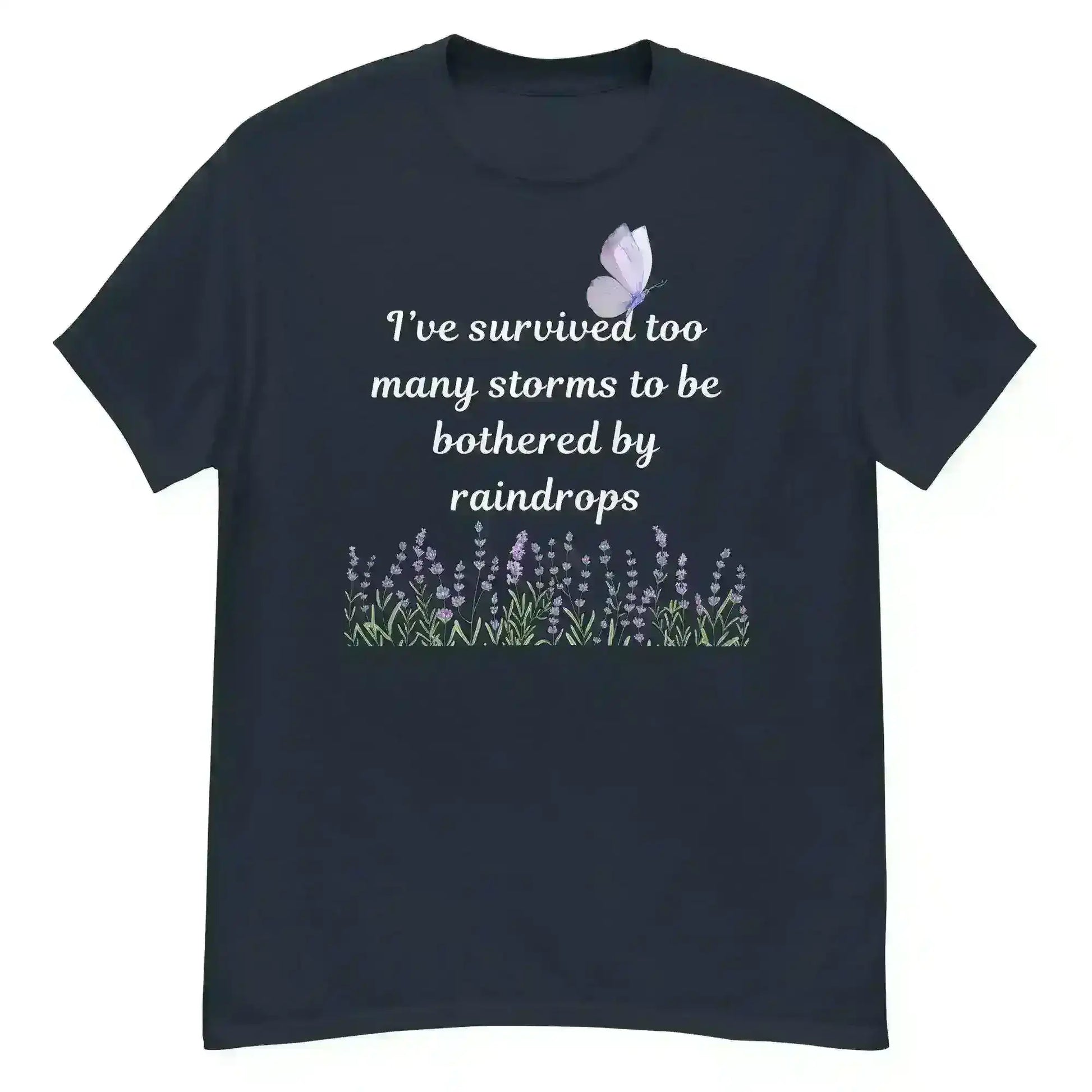 Survived Storms Butterfly Garden - Unisex Tee - Cady Creations