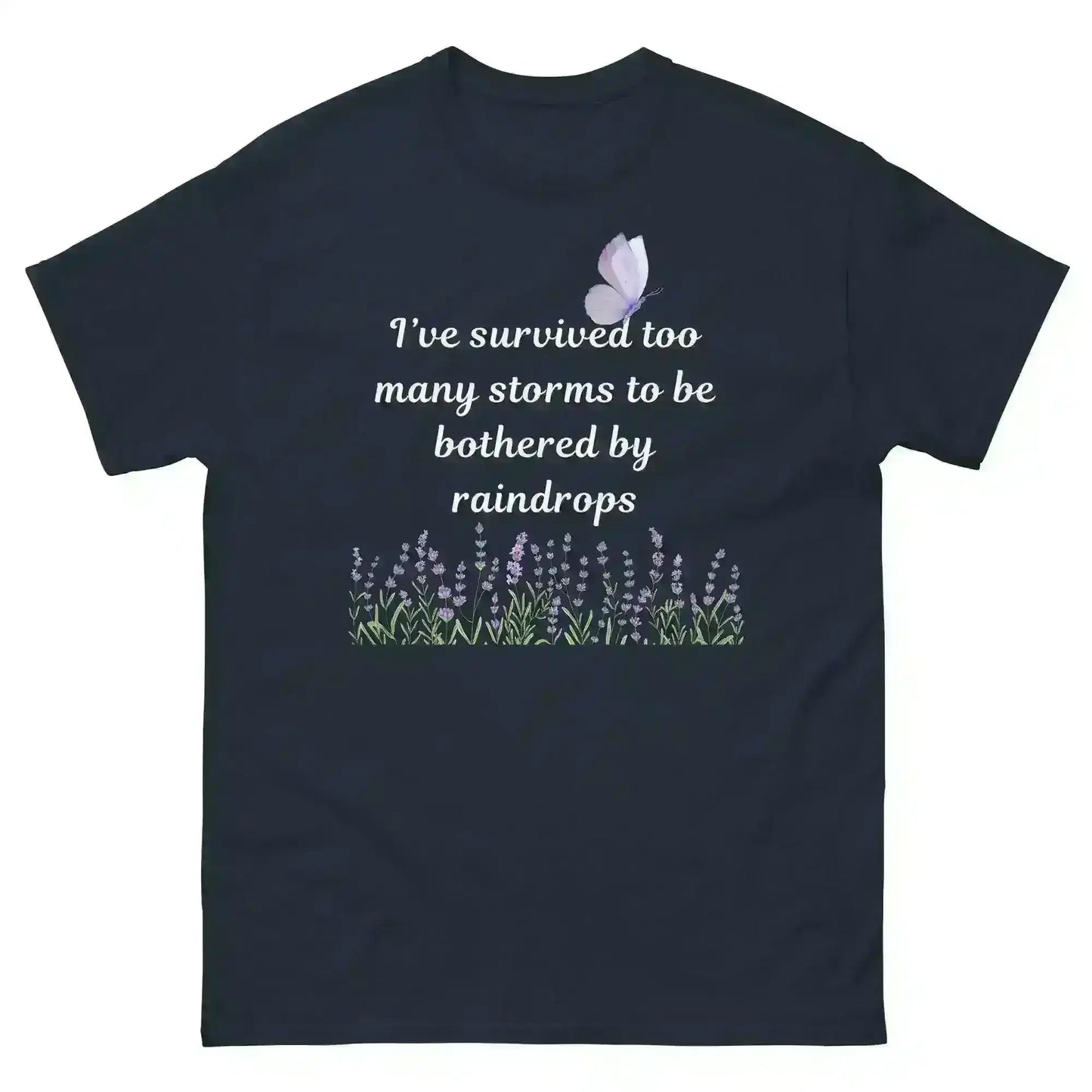 Survived Storms Butterfly Garden - Unisex Tee - Cady Creations