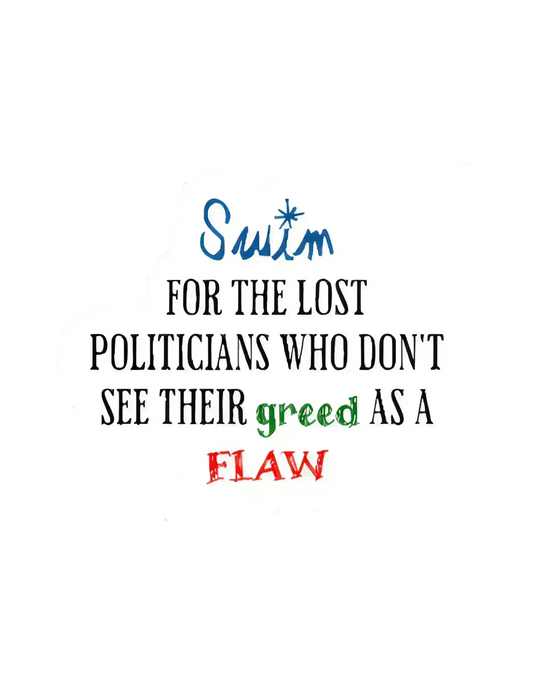 Jack's Mannequin Swim Lyric Inspired - Premium Vinyl Sticker