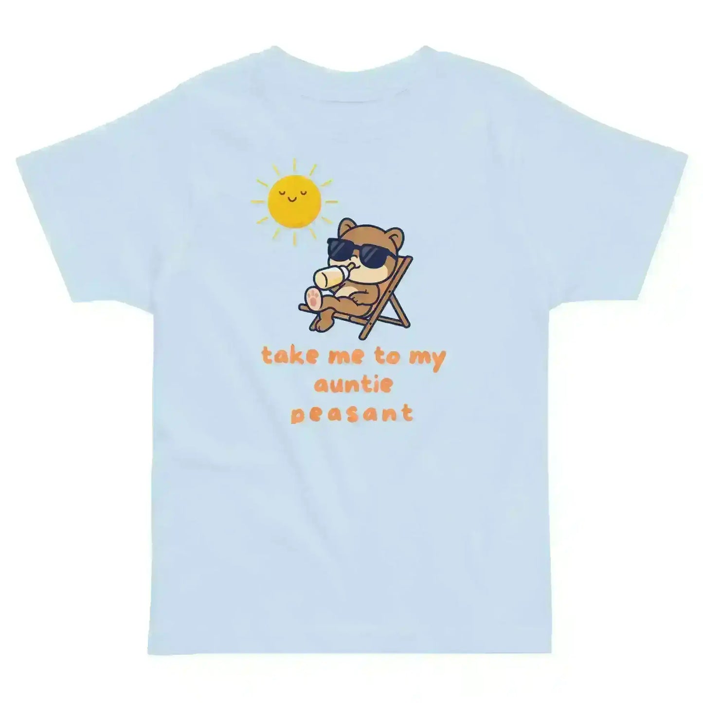 Take Me To My Auntie Peasant - Toddler Tee - Cady Creations