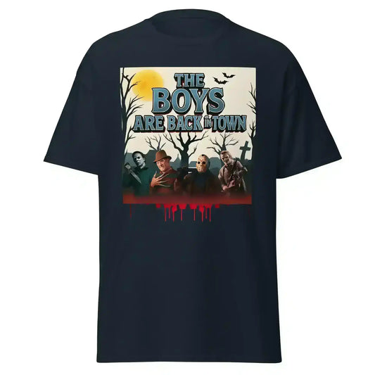 The Boys Are Back In Town Unisex Tee - Spooky Season Horror Collection - Cady Creations