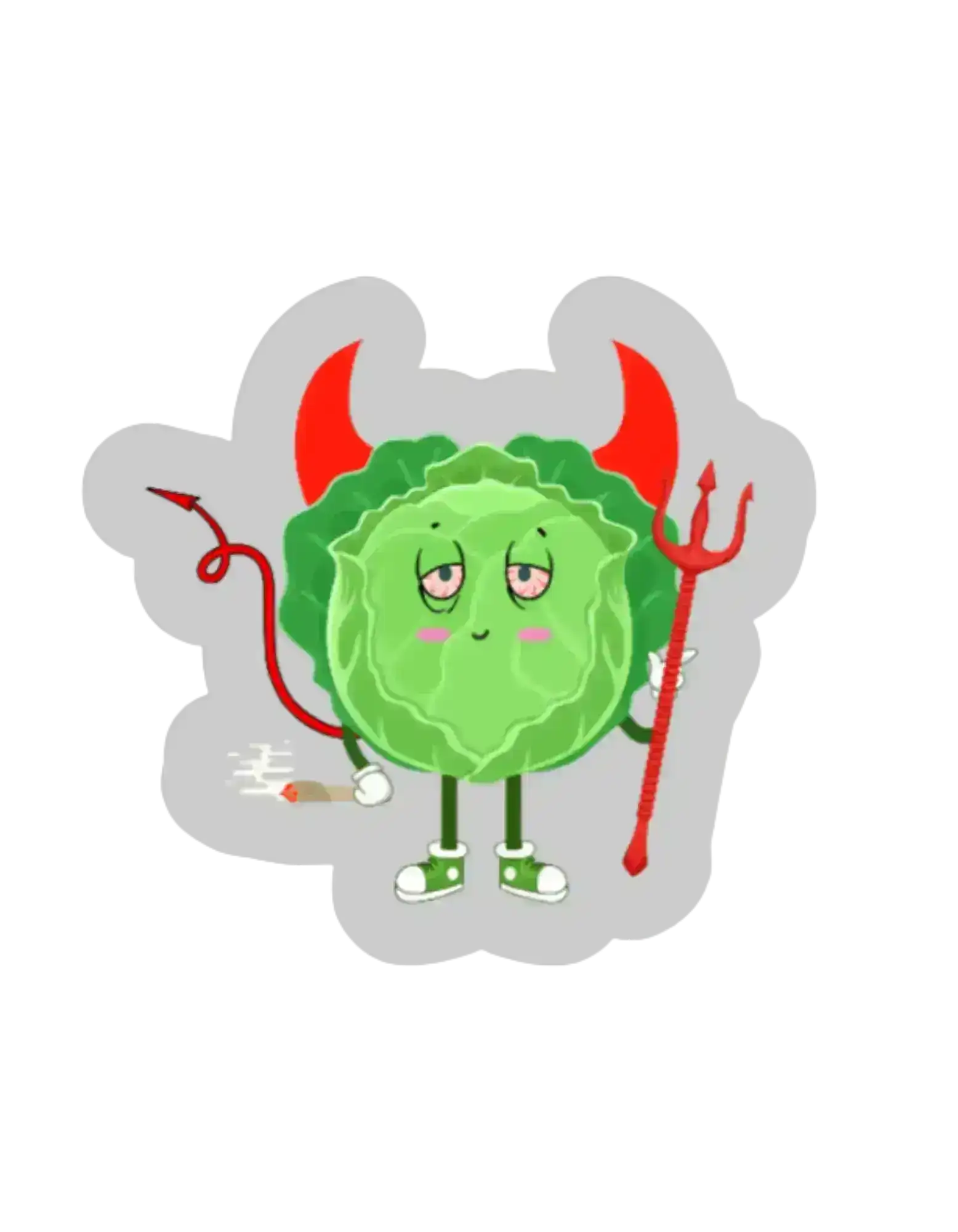  The Devil’s Lettuce - Premium Vinyl Sticker - Cady Creations