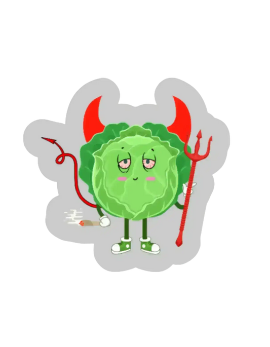  The Devil’s Lettuce - Premium Vinyl Sticker - Cady Creations