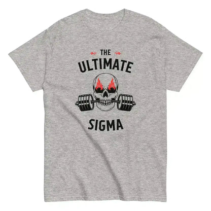 The Ultimate Sigma Skull Unisex Graphic Tee – Bold Minimalist Design for Streetwear Style - Cady Creations