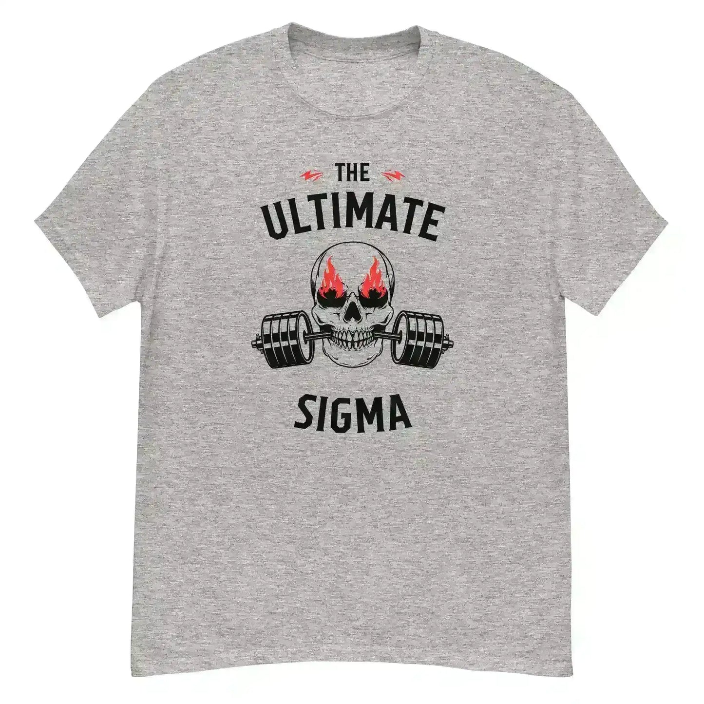The Ultimate Sigma Skull Unisex Graphic Tee – Bold Minimalist Design for Streetwear Style - Cady Creations