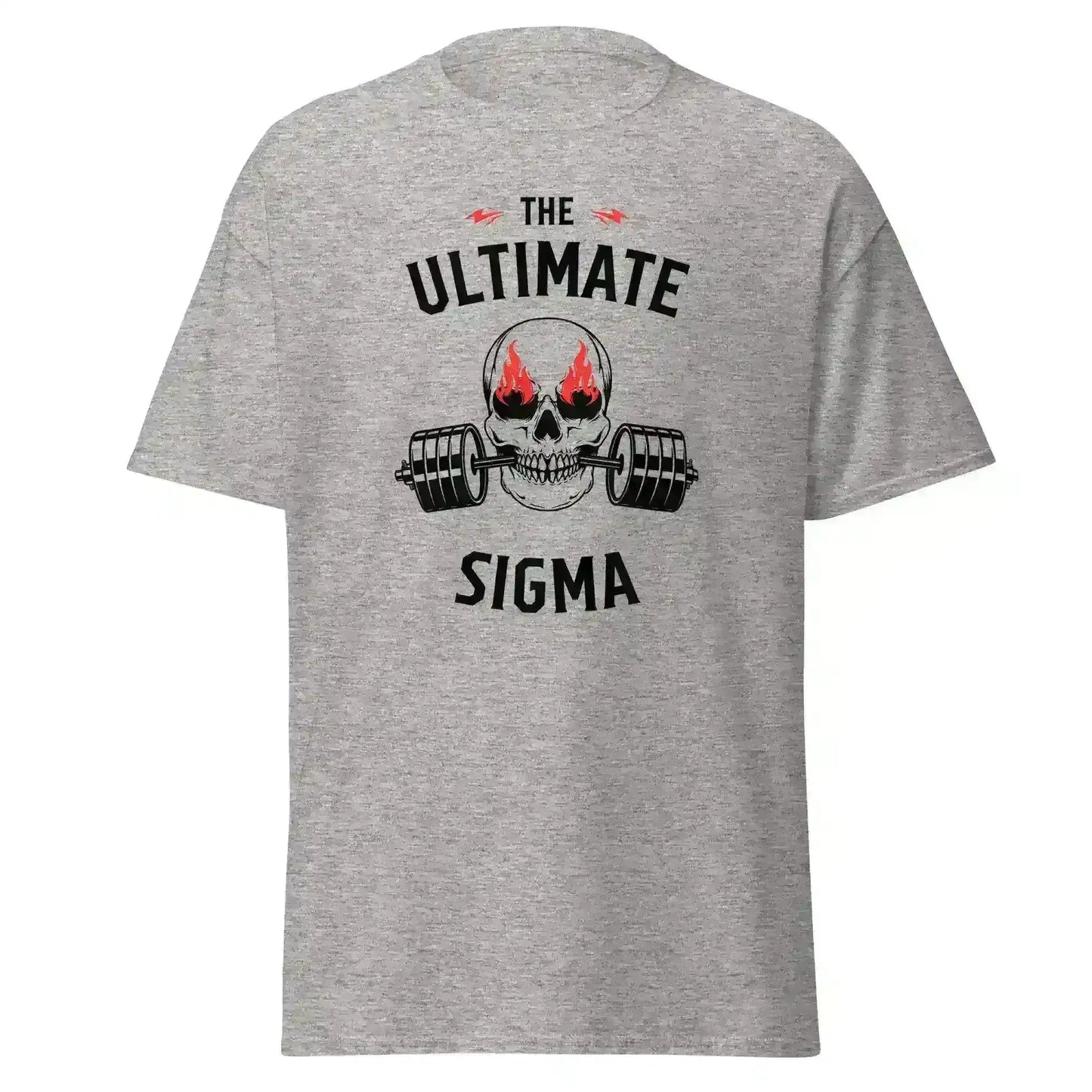 The Ultimate Sigma Skull Unisex Graphic Tee – Bold Minimalist Design for Streetwear Style - Cady Creations