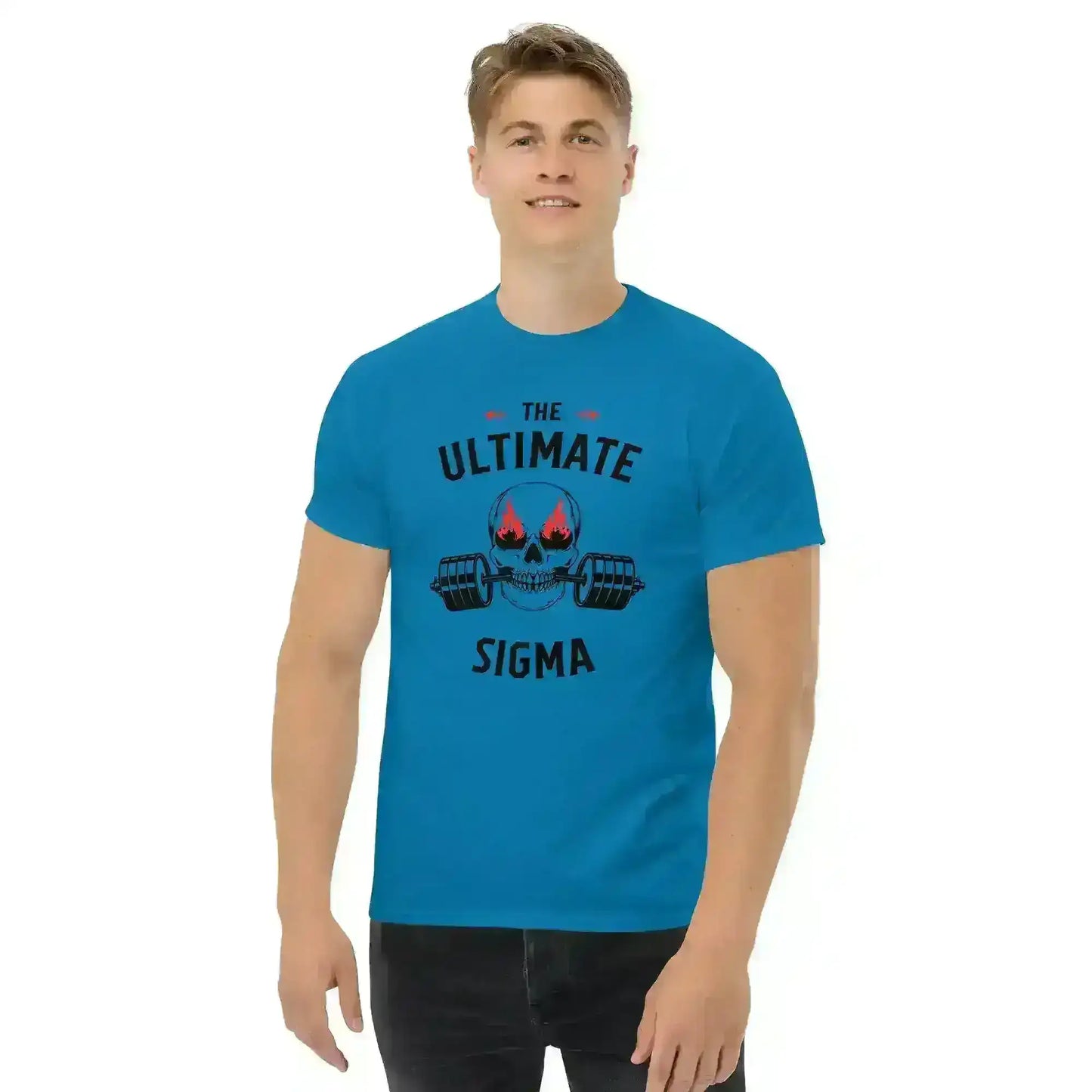 The Ultimate Sigma Skull Unisex Graphic Tee – Bold Minimalist Design for Streetwear Style - Cady Creations