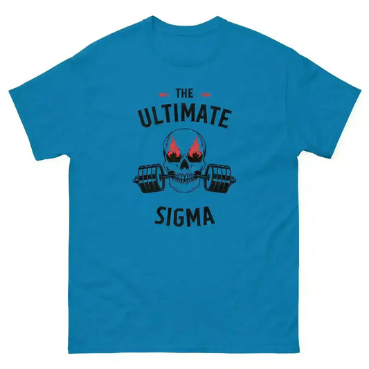 The Ultimate Sigma Skull Unisex Graphic Tee – Bold Minimalist Design for Streetwear Style - Cady Creations