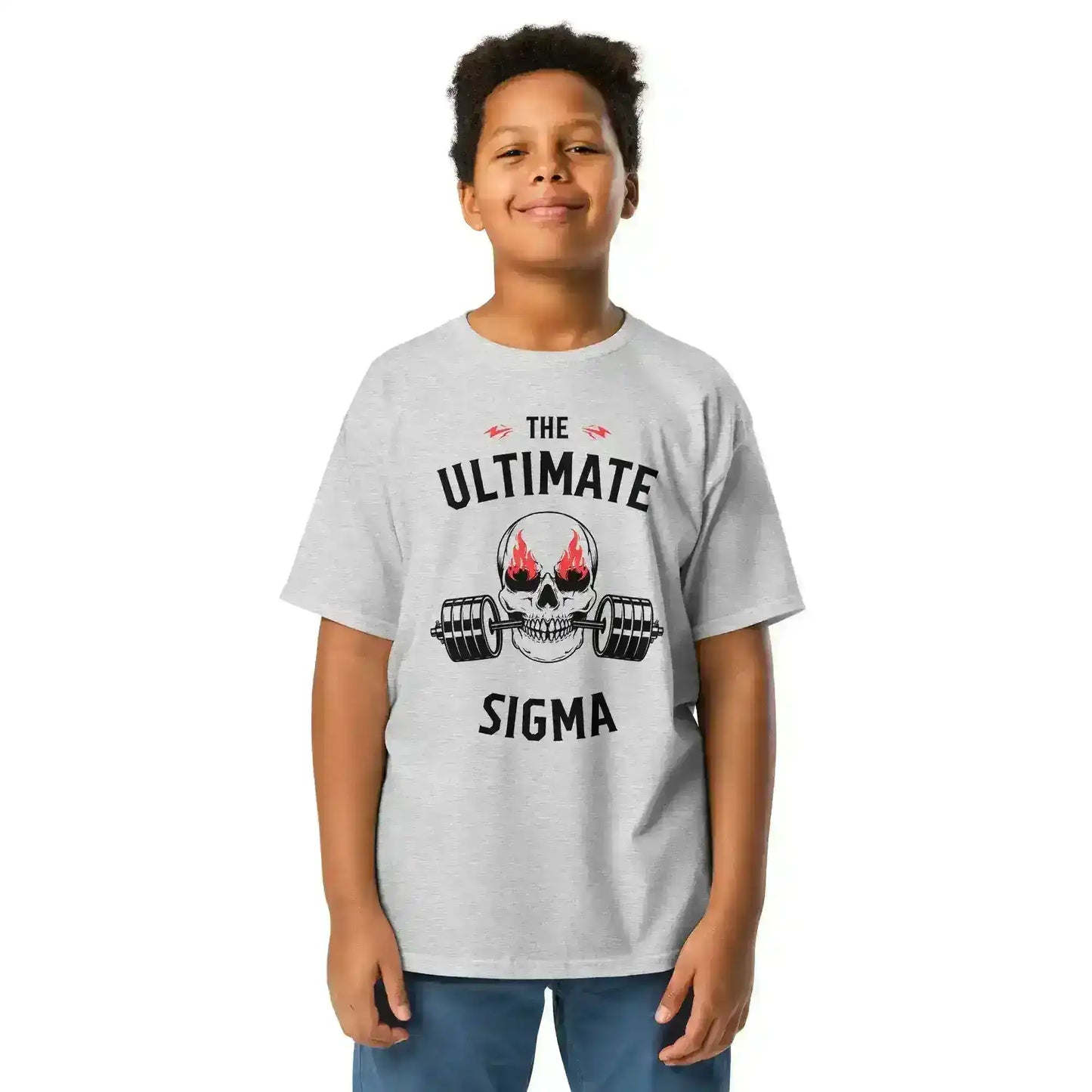 The Ultimate Sigma Skull Youth Graphic Tee - Cady Creations