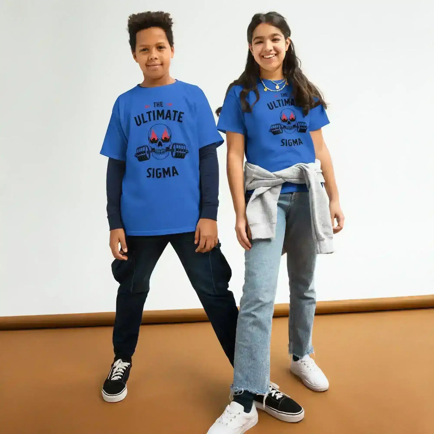 The Ultimate Sigma Skull Youth Graphic Tee - Cady Creations