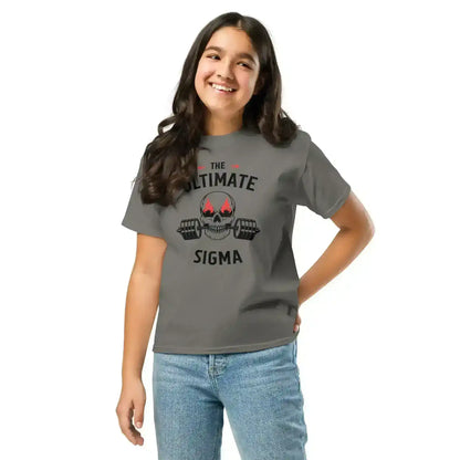 The Ultimate Sigma Skull Youth Graphic Tee - Cady Creations