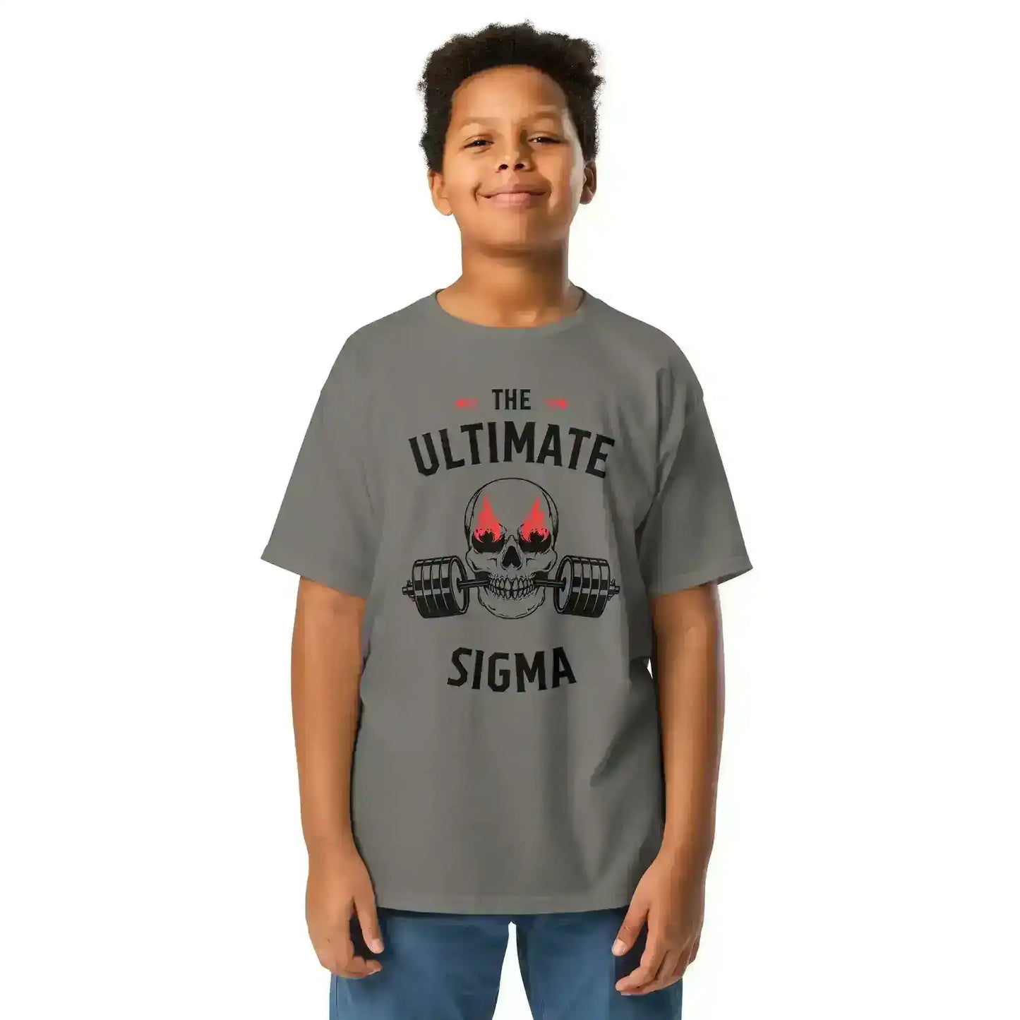 The Ultimate Sigma Skull Youth Graphic Tee - Cady Creations
