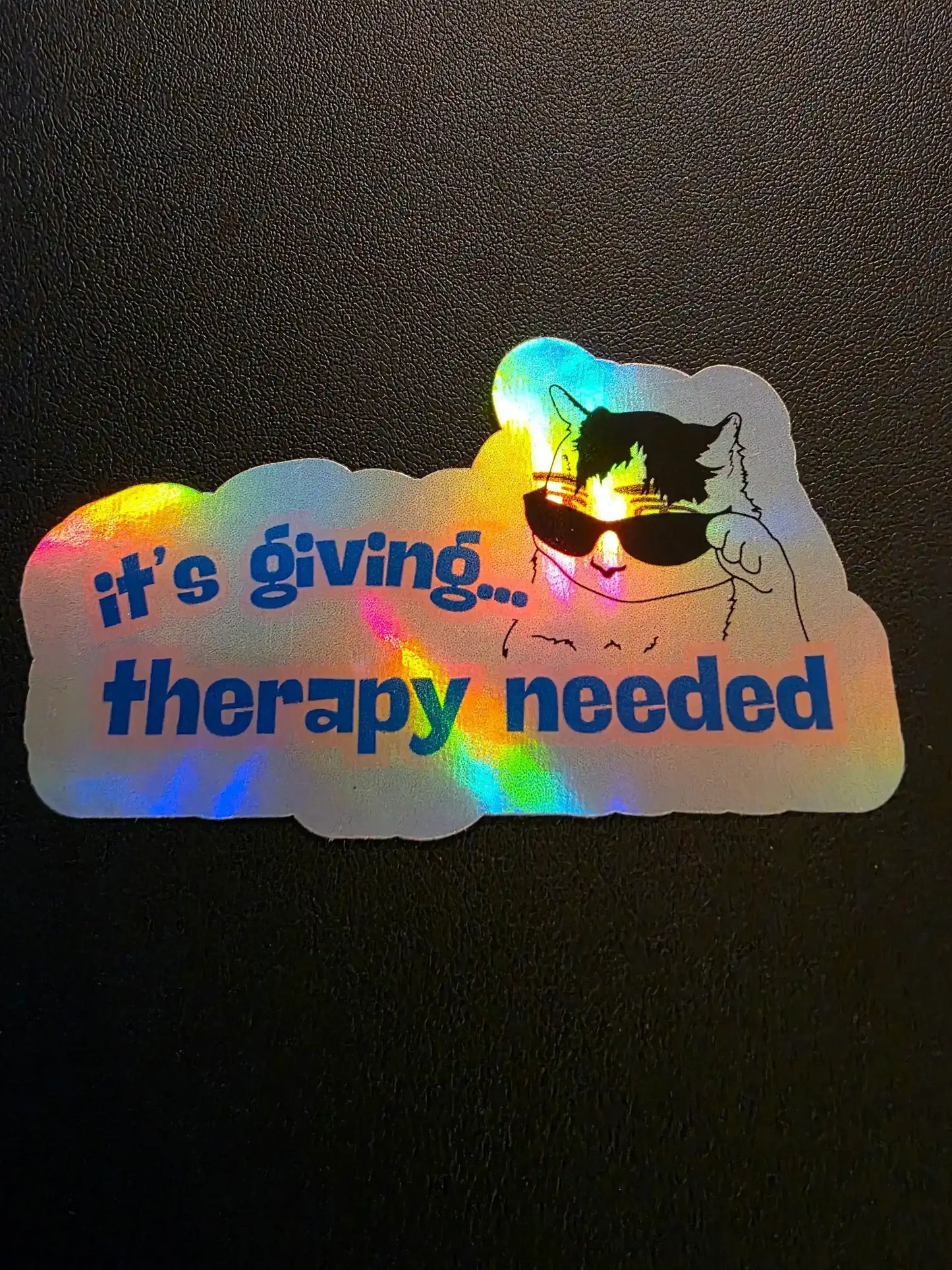  Therapy Needed - Premium Vinyl Sticker - Cady Creations
