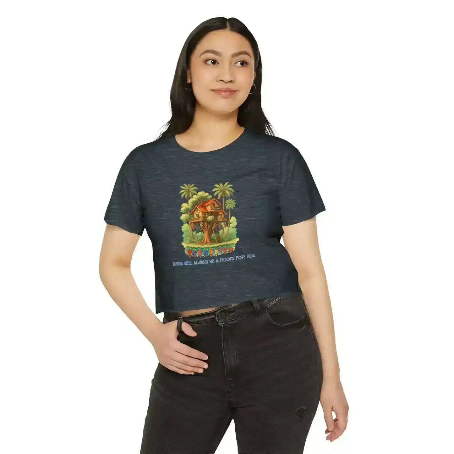 "There Will Always Be A Room For You" - Andrew McMahon in the Wilderness House in the Trees Lyric Inspired Crop Top - Cady Creations
