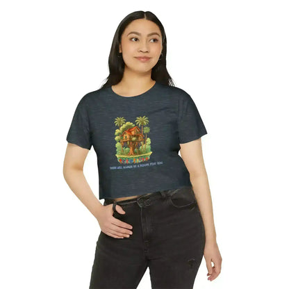 "There Will Always Be A Room For You" - Andrew McMahon in the Wilderness House in the Trees Lyric Inspired Crop Top - Cady Creations