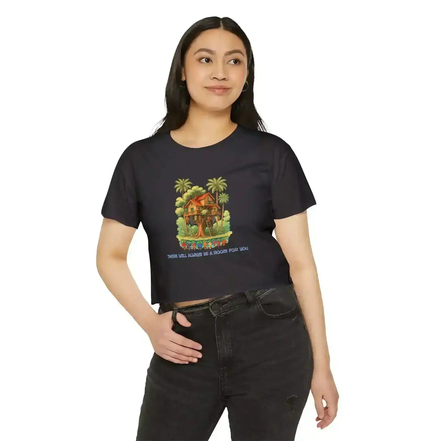 "There Will Always Be A Room For You" - Andrew McMahon in the Wilderness House in the Trees Lyric Inspired Crop Top - Cady Creations