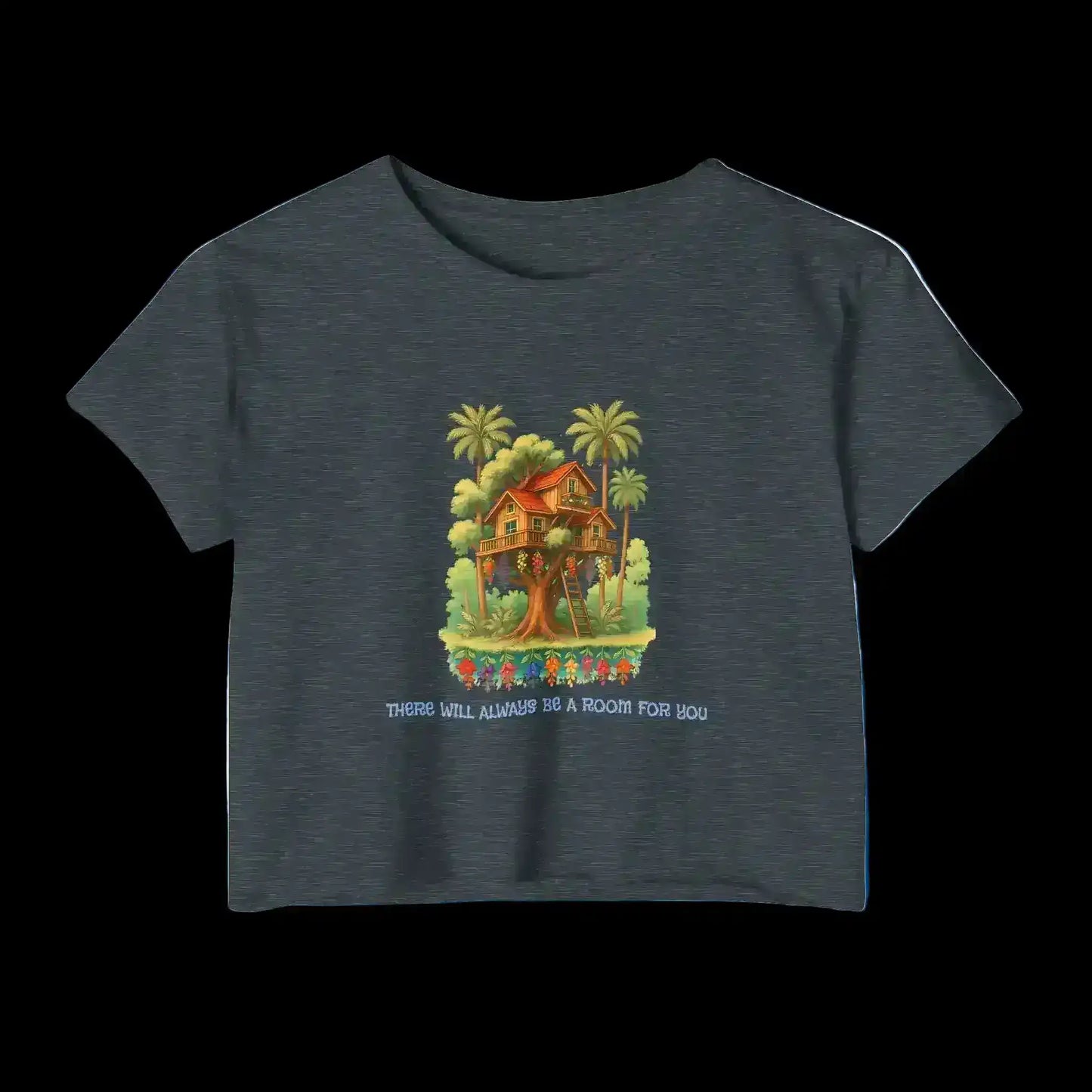 "There Will Always Be A Room For You" - Andrew McMahon in the Wilderness House in the Trees Lyric Inspired Crop Top - Cady Creations