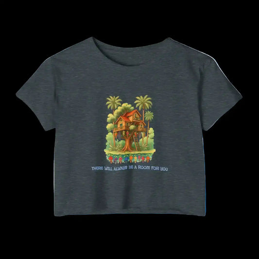 "There Will Always Be A Room For You" - Andrew McMahon in the Wilderness House in the Trees Lyric Inspired Crop Top - Cady Creations