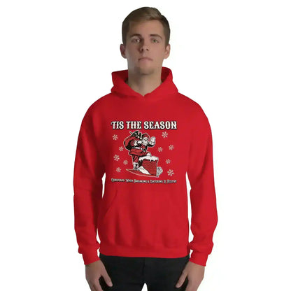 'Tis The Season When Breaking & Entering Is Festive Pullover Hoodie - Cady Creations