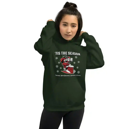 'Tis The Season When Breaking & Entering Is Festive Pullover Hoodie - Cady Creations