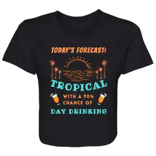 Today's Forecast Tropical - Crop Top - Cady Creations