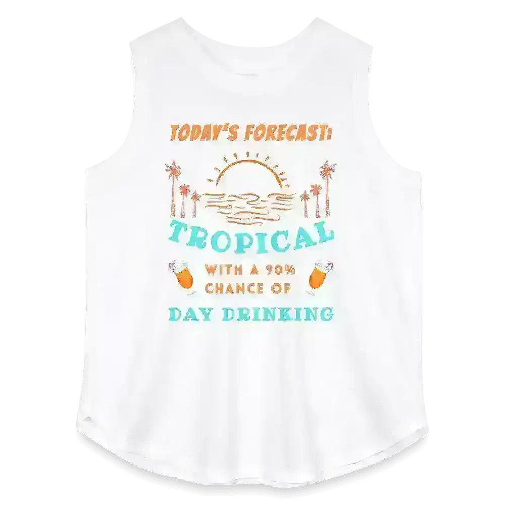 Today's Forecast Tropical - Curvy Tank - Cady Creations