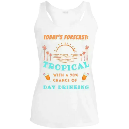 Today's Forecast Tropical - Racerback Tank - Cady Creations