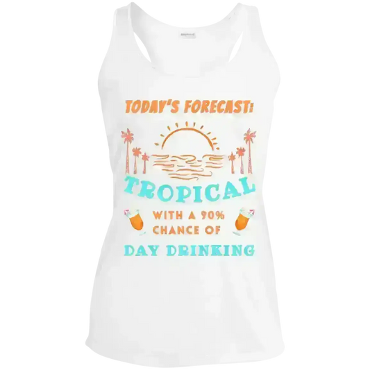 Today's Forecast Tropical - Racerback Tank - Cady Creations