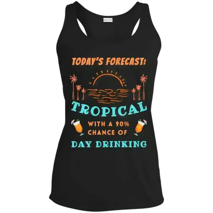 Today's Forecast Tropical - Racerback Tank - Cady Creations