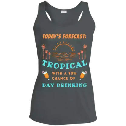 Today's Forecast Tropical - Racerback Tank - Cady Creations
