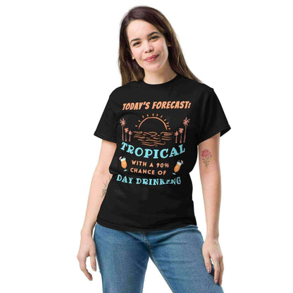 Today's Forecast Tropical - Unisex Tee - Cady Creations