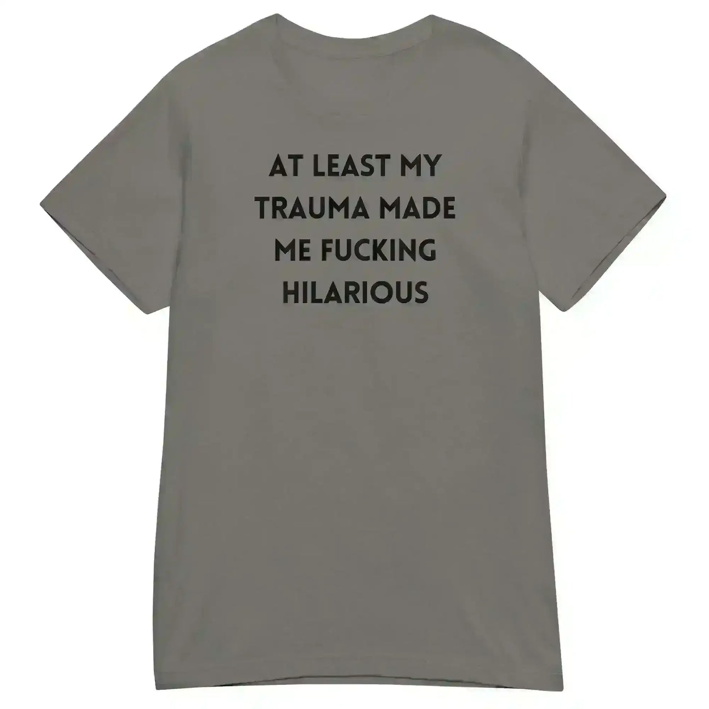 Trauma Humor Therapy - Fitted Tee - Cady Creations