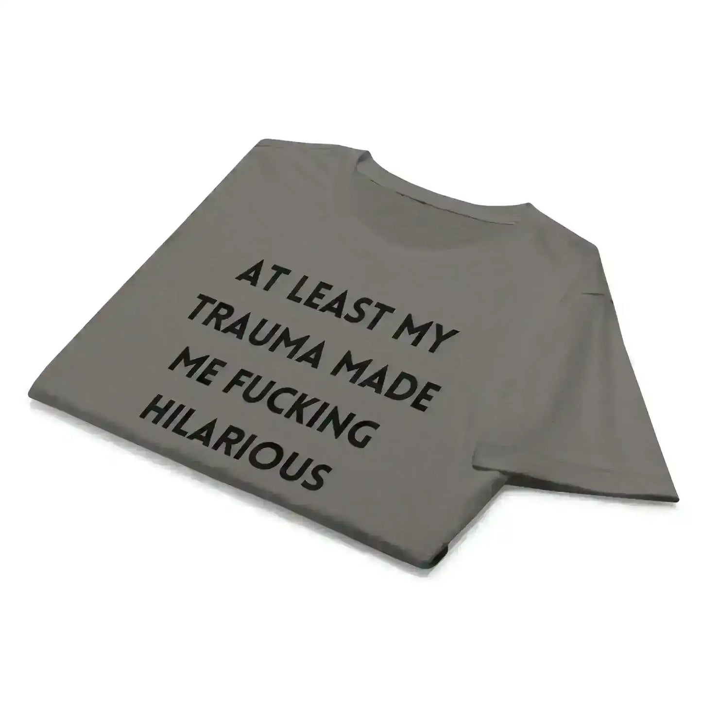Trauma Humor Therapy - Fitted Tee - Cady Creations