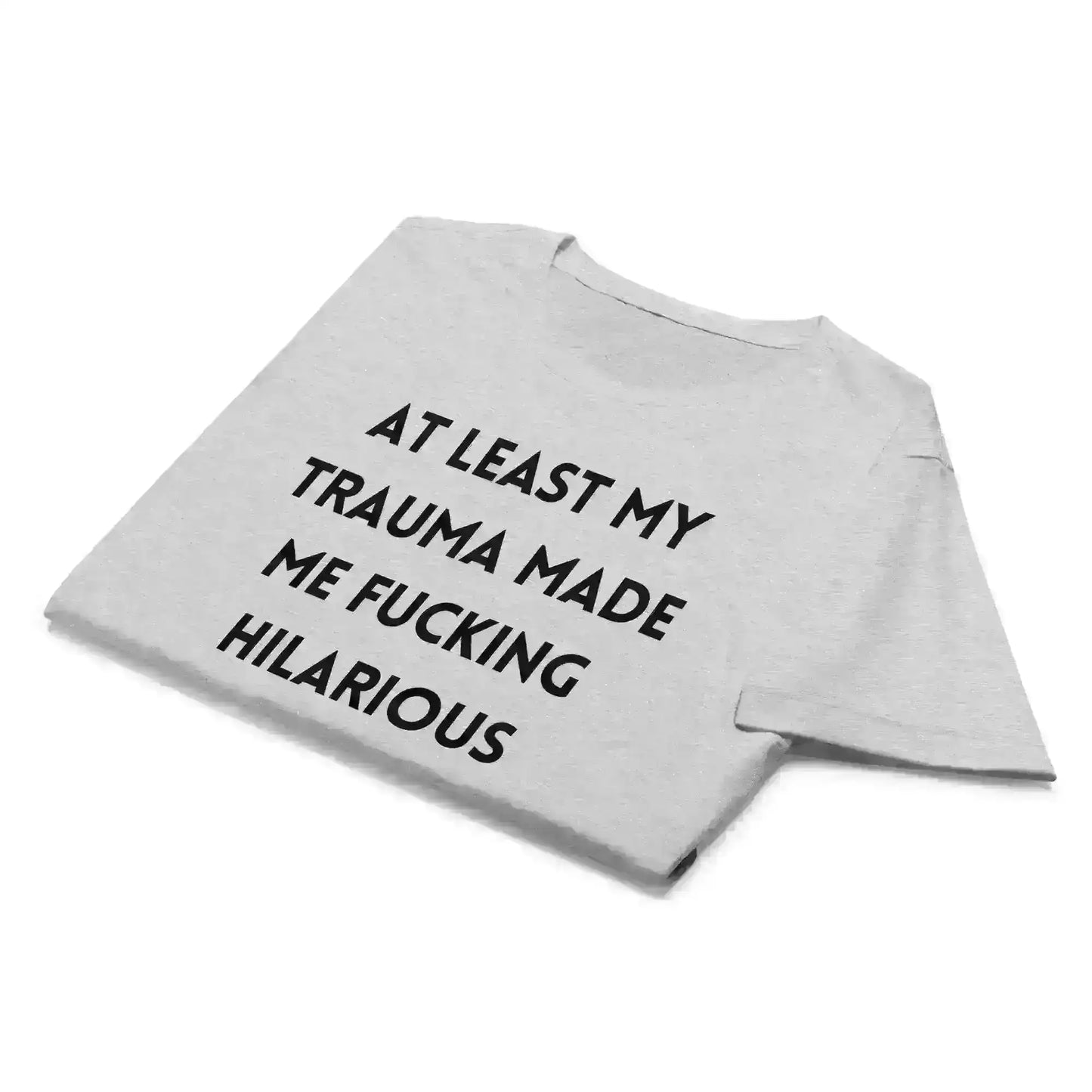 Trauma Humor Therapy - Fitted Tee - Cady Creations
