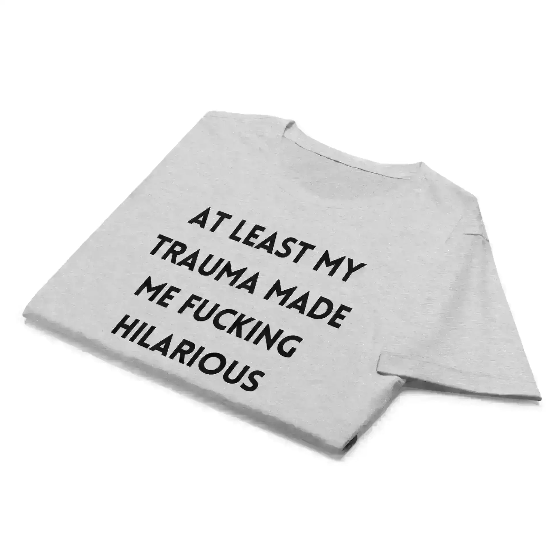 Trauma Humor Therapy - Fitted Tee - Cady Creations