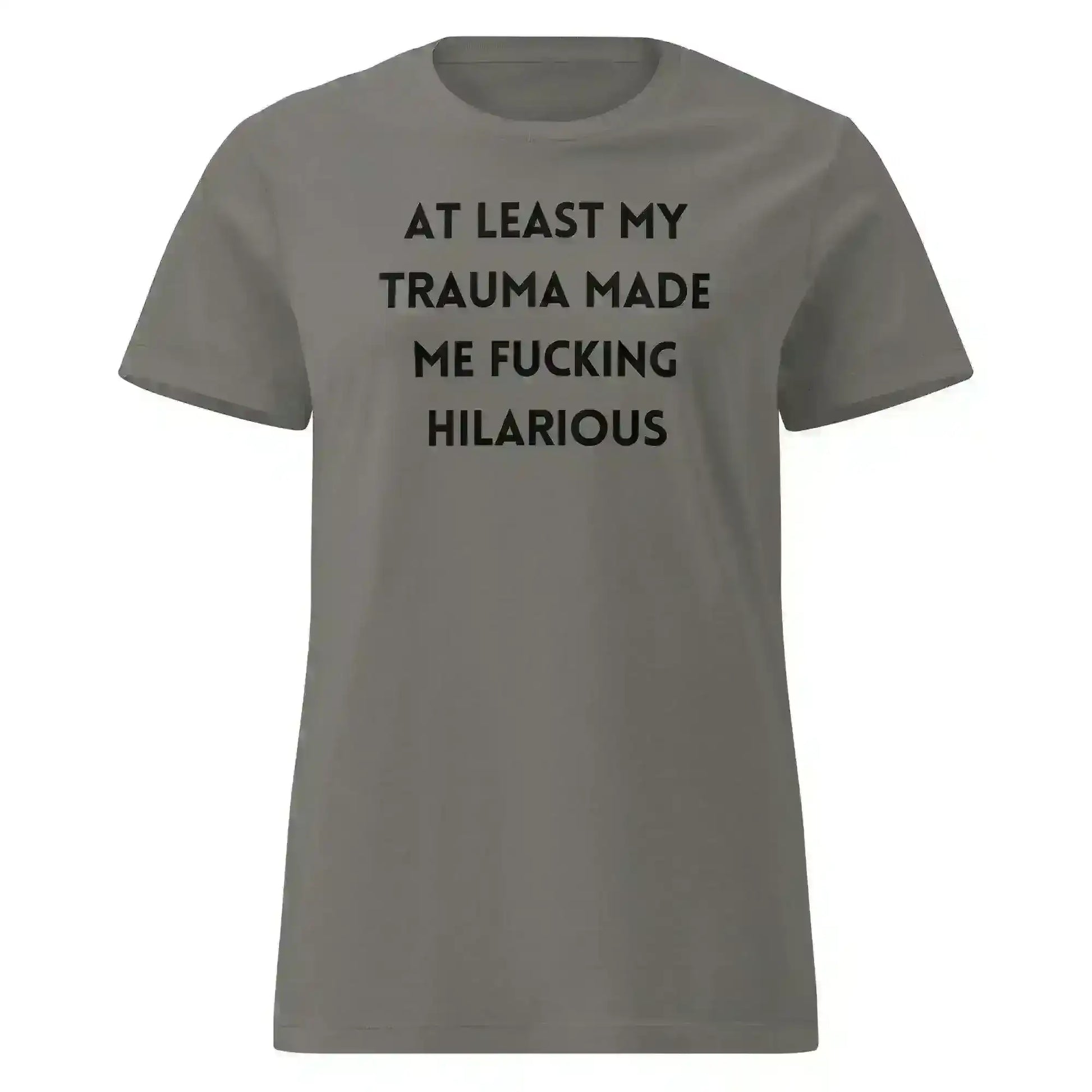 Trauma Humor Therapy - Fitted Tee - Cady Creations