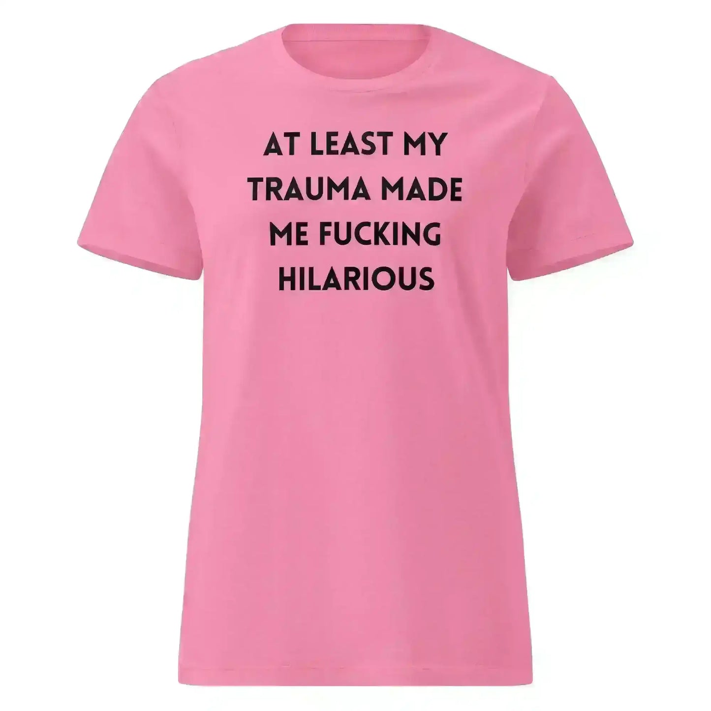 Trauma Humor Therapy - Fitted Tee - Cady Creations