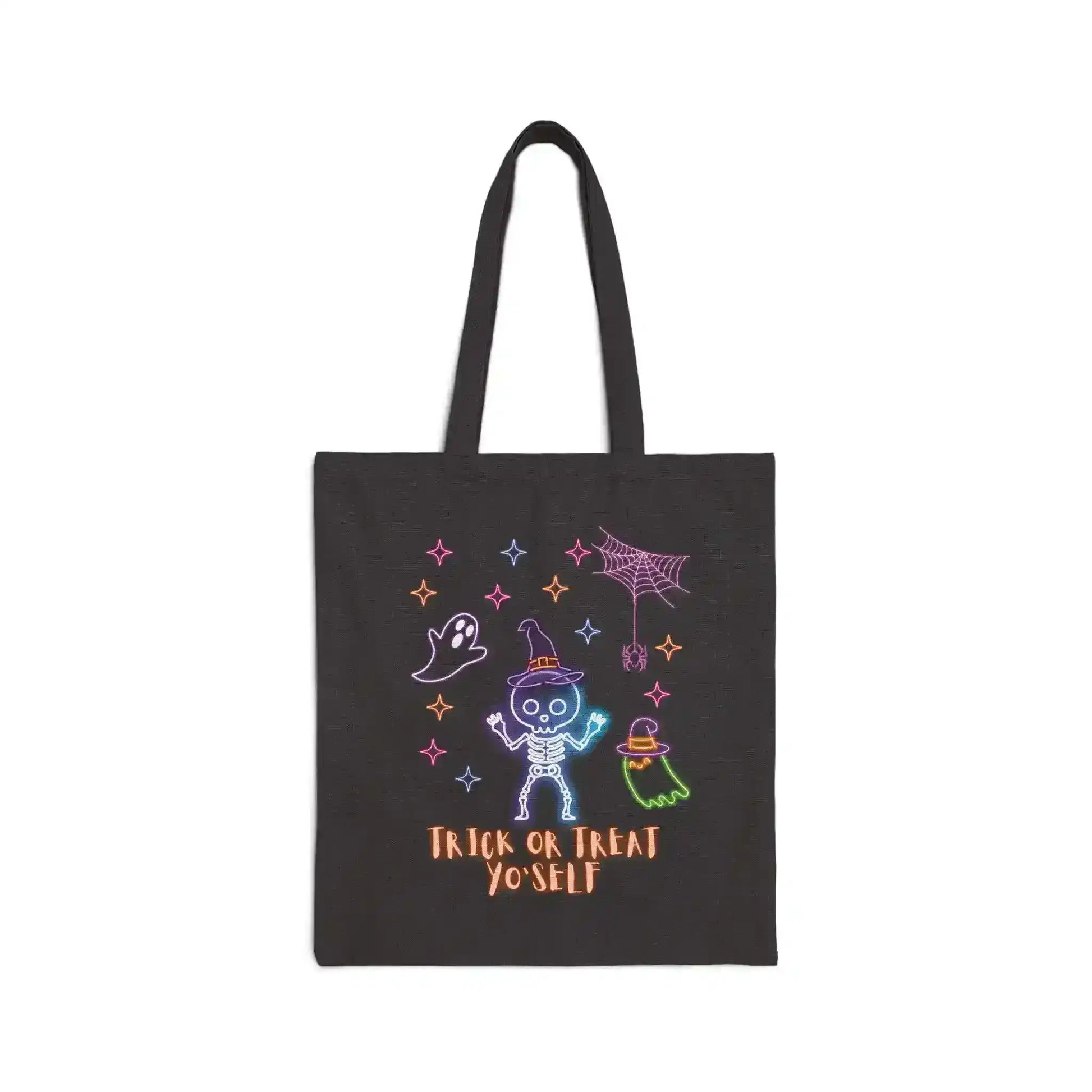 Trick Or Treat Yo'Self Canvas Trick or Treat Bag - Cady Creations
