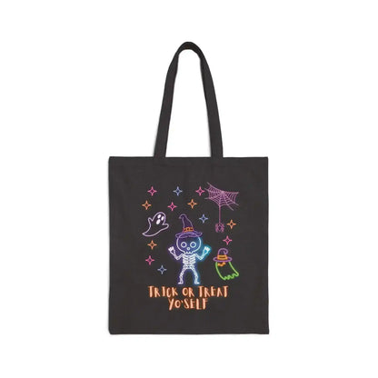 Trick Or Treat Yo'Self Canvas Trick or Treat Bag - Cady Creations