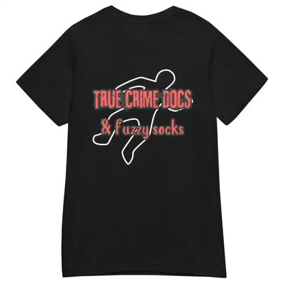 True Crime Docs & Fuzzy Socks - Fitted Tee - Cady Creations