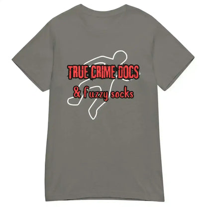 True Crime Docs & Fuzzy Socks - Fitted Tee - Cady Creations