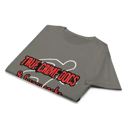 True Crime Docs & Fuzzy Socks - Fitted Tee - Cady Creations