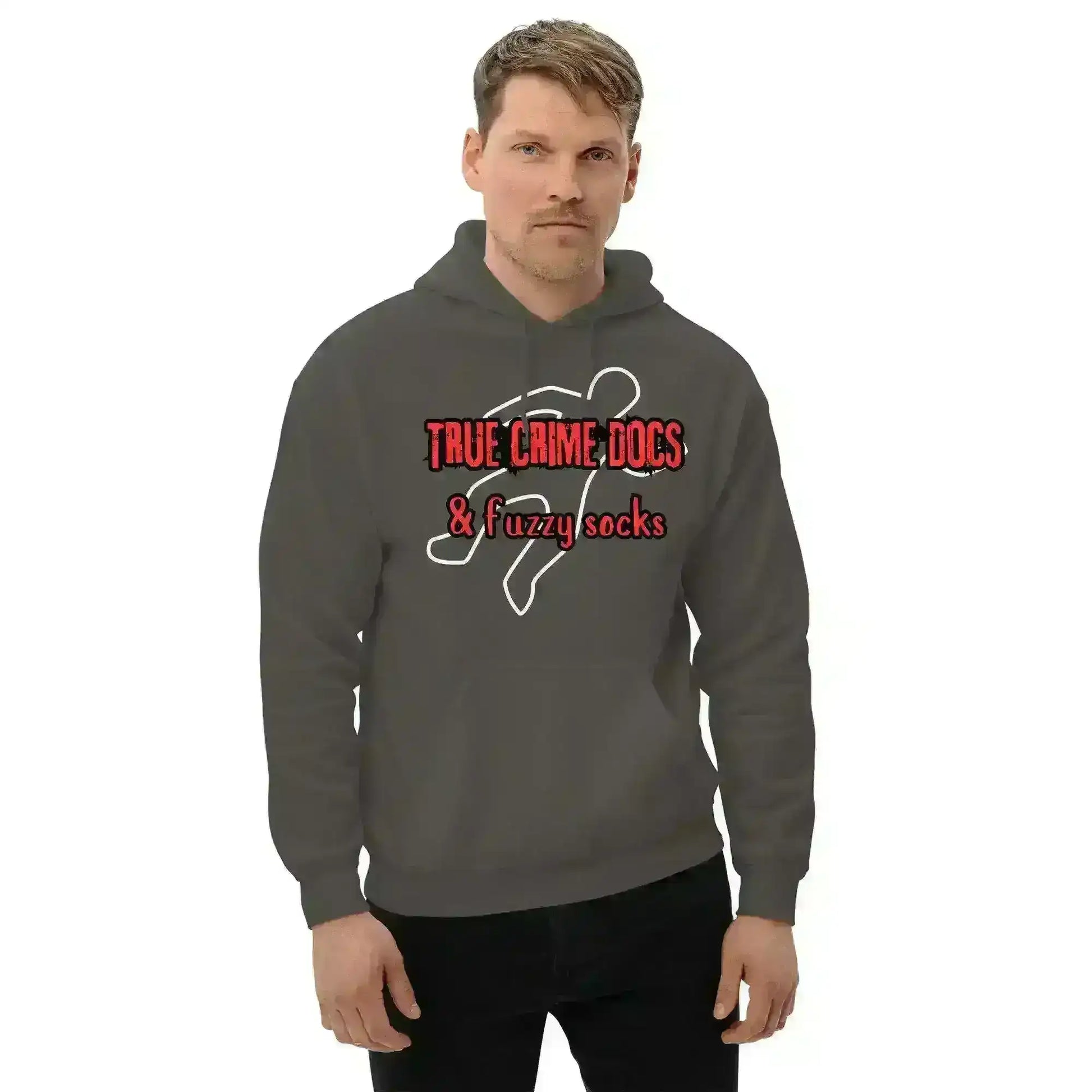 True Crime Docs & Fuzzy Socks - Pullover Hoodie - Cady Creations
