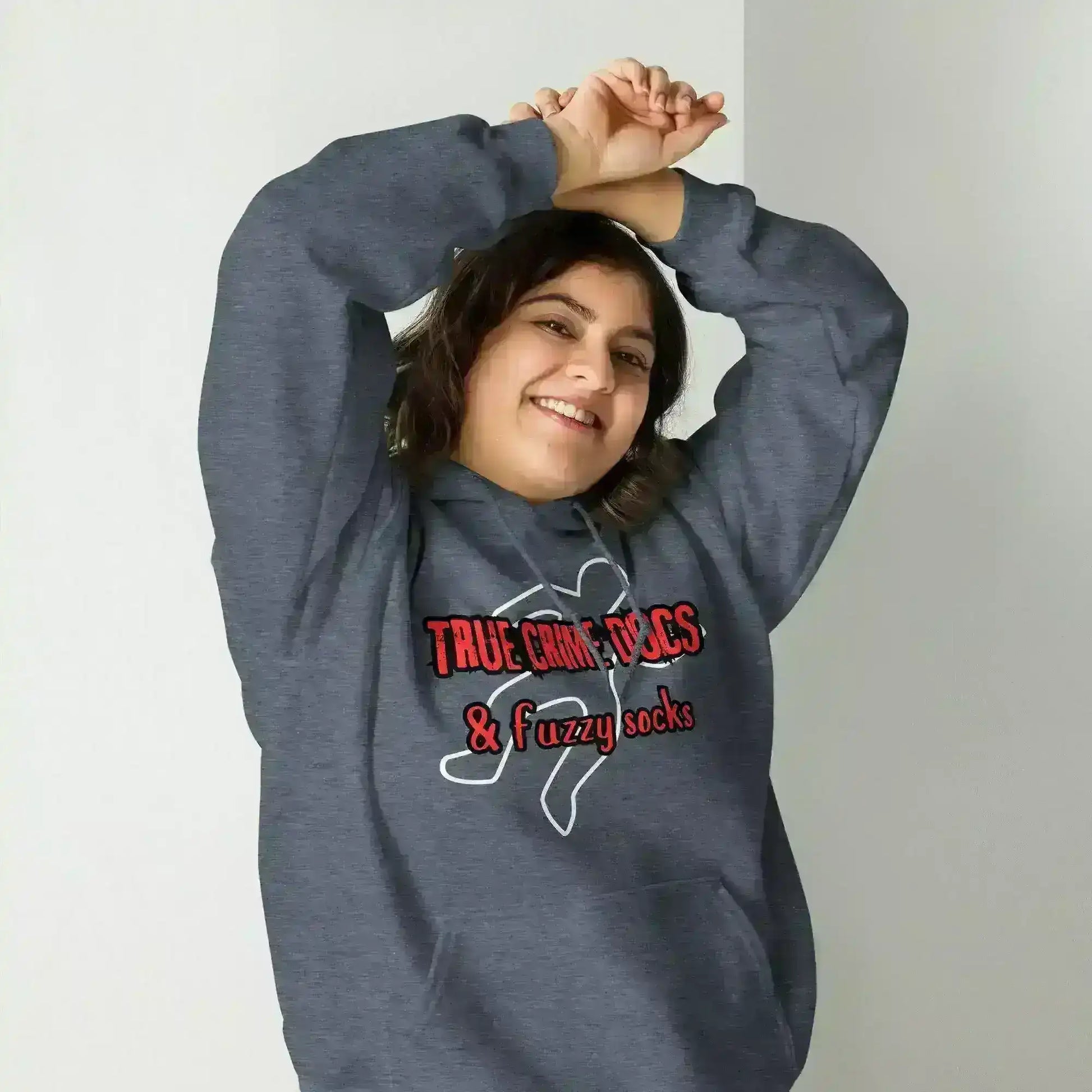 True Crime Docs & Fuzzy Socks - Pullover Hoodie - Cady Creations