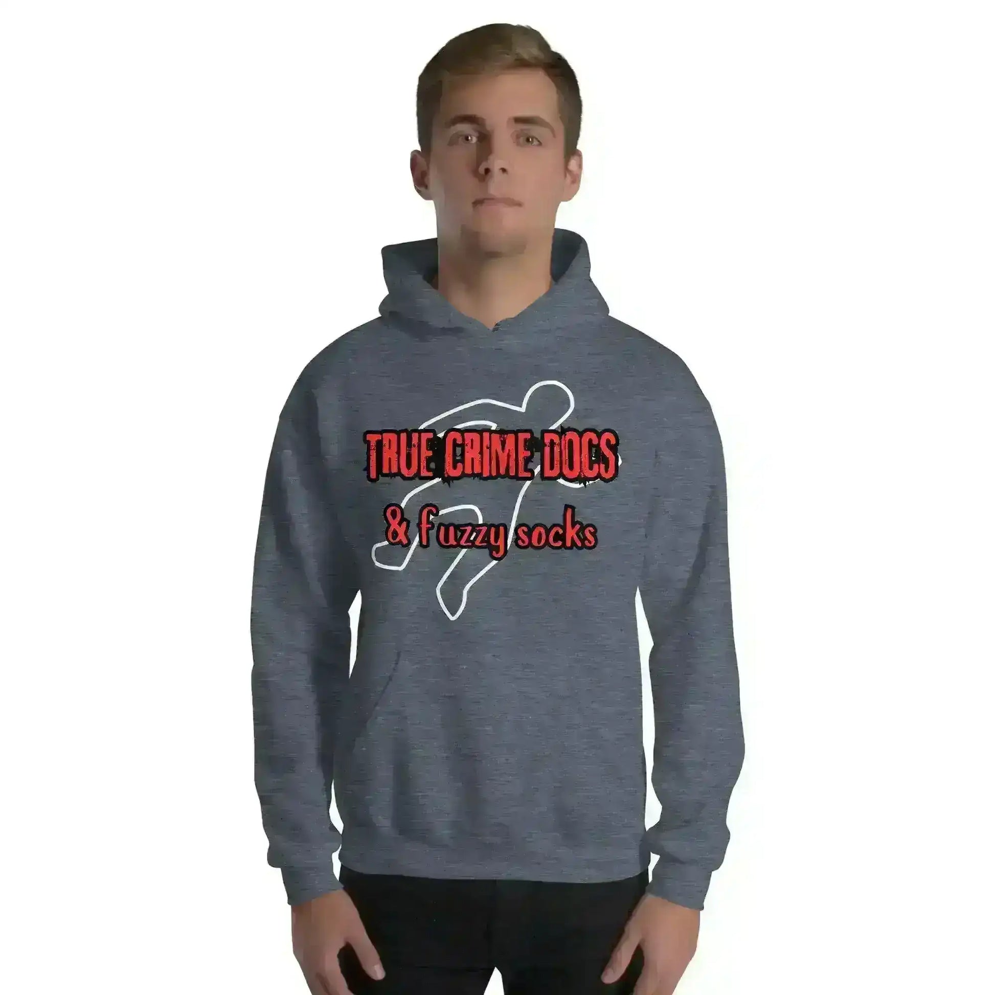 True Crime Docs & Fuzzy Socks - Pullover Hoodie - Cady Creations