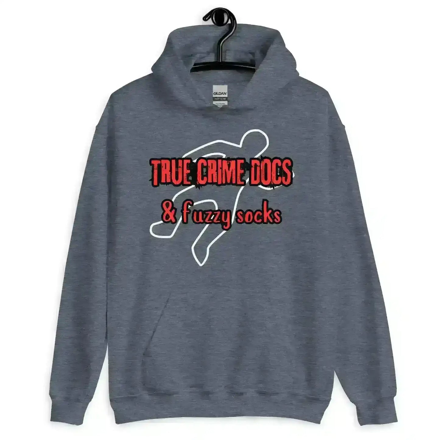 True Crime Docs & Fuzzy Socks - Pullover Hoodie - Cady Creations