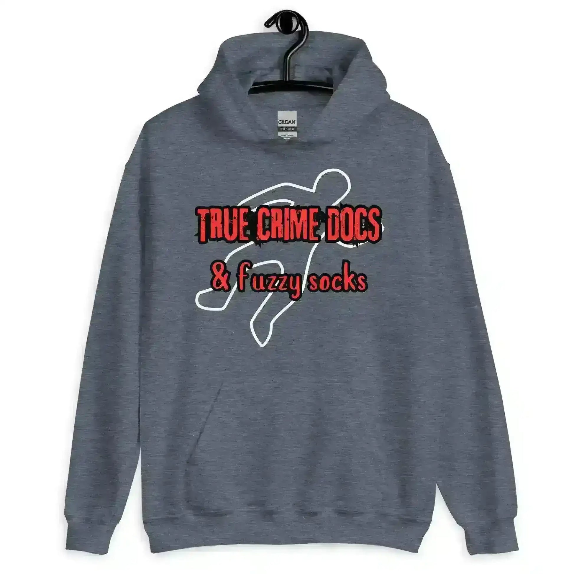 True Crime Docs & Fuzzy Socks - Pullover Hoodie - Cady Creations