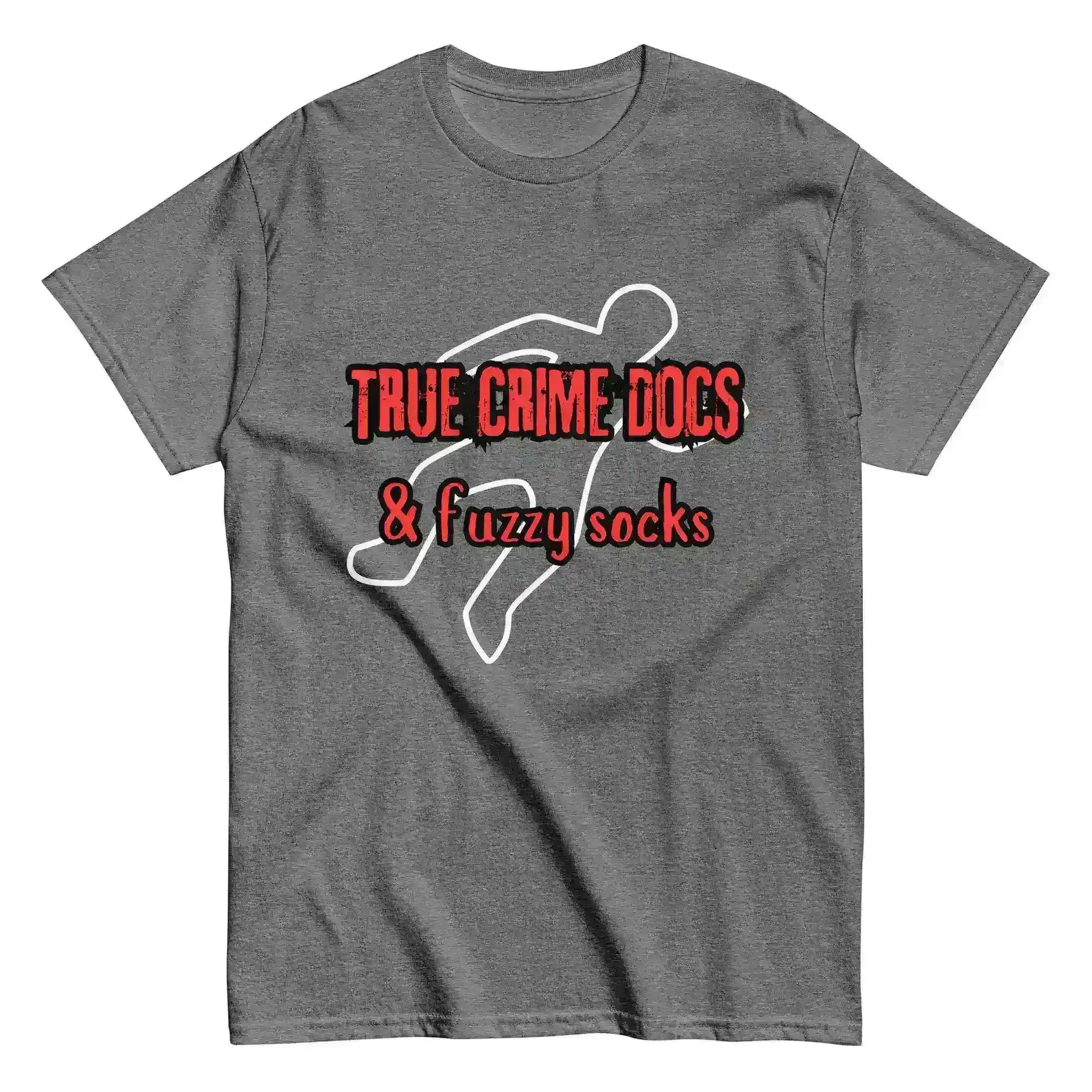 True Crime Docs & Fuzzy Socks Unisex Graphic Tee - Cady Creations